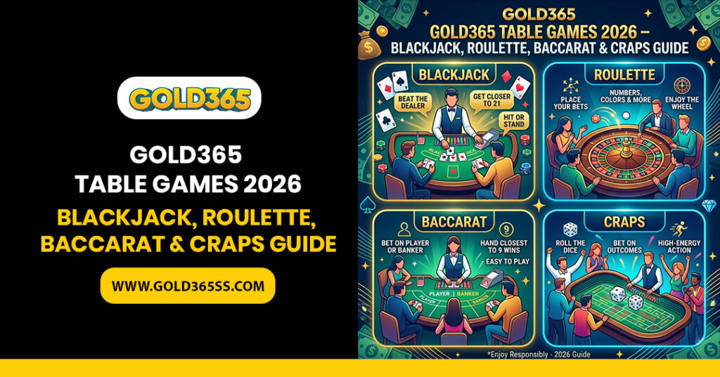 Gold365 table games guide 2026 with blackjack, roulette, baccarat, and craps insights in a structured, user-friendly format