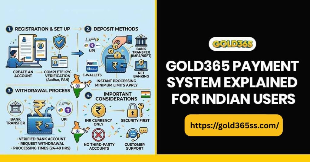 Gold365 payment system guide for Indian users secure fast