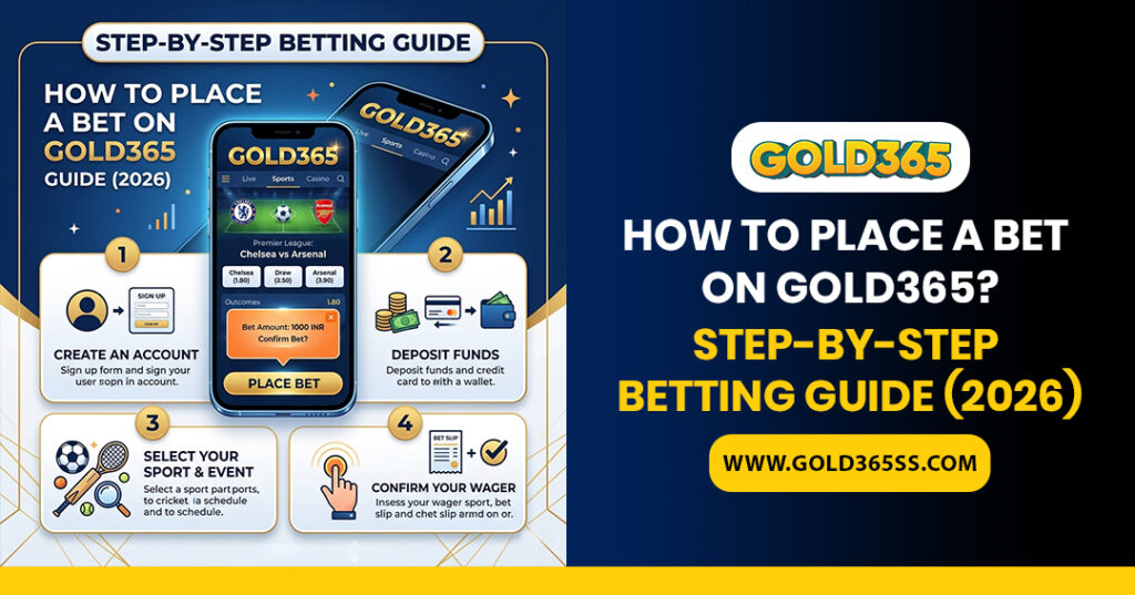 Gold365 betting guide showing step-by-step process and secure login flow