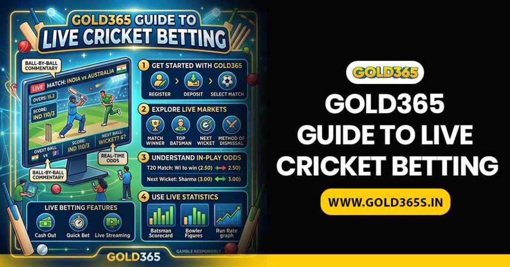 Gold365 live cricket betting guide with reliable insights, real-time updates and structured tips for user-friendly match understanding.