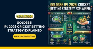 Gold365 IPL 2026 cricket strategy guide showing structured match insights, user behavior analysis, and a reliable, user-friendly approach