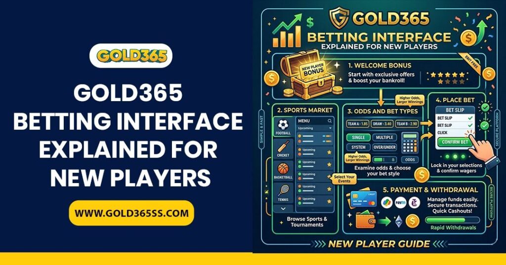 Gold365 betting interface guide showing secure navigation, structured platform insights, and beginner-friendly user experience