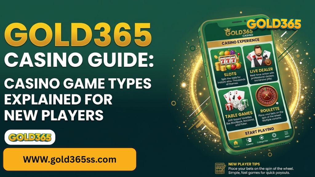 Gold365 casino game types explained for beginners with live dealer games, secure access, and smooth mobile usability insights.