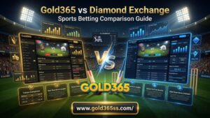 Gold365 vs Diamond Exchange comparison showing sports betting features, secure access, and user-friendly platform insights