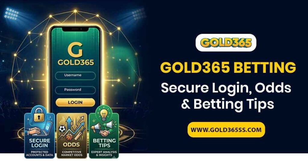 Gold365 Betting dashboard displaying secure login, betting odds, sports markets, and a beginner-friendly platform overview with expert insights.