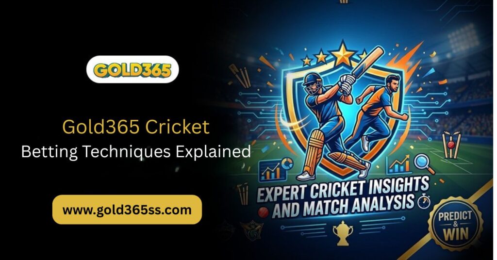 Gold365 cricket betting dashboard displaying match insights, structured learning tools, secure access features, and user guidance.