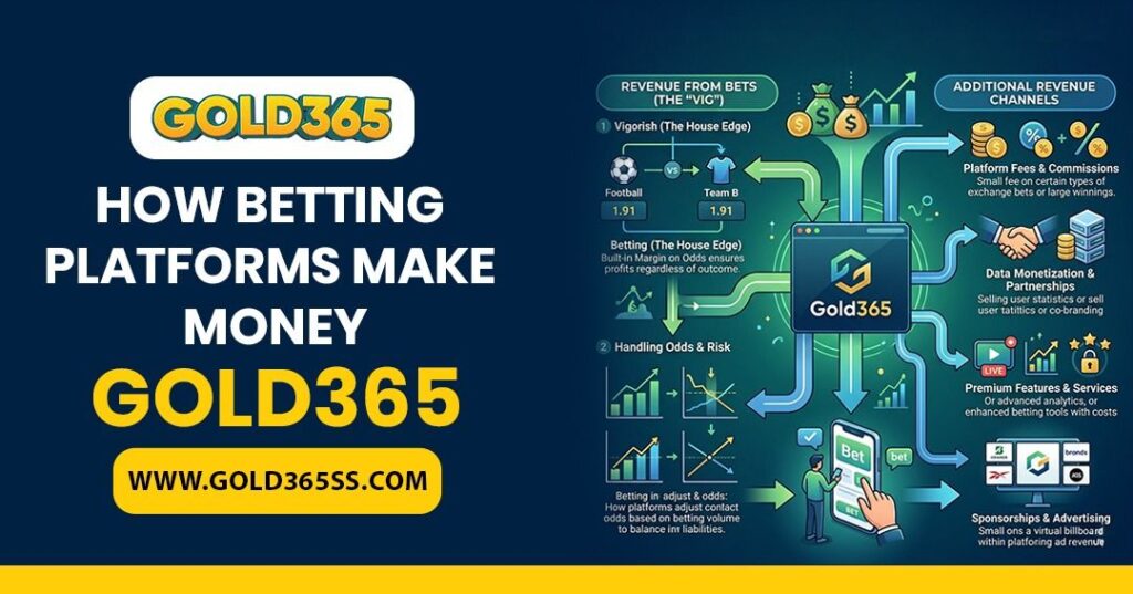 How Betting Platforms Make Money Gold365 explained guide showing structured betting system, house edge, and user-friendly platform insights