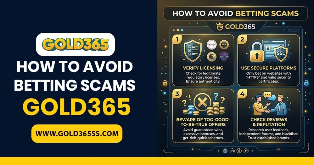 Beginner guide explaining how to avoid betting scams on Gold365 with secure access tips, verified safety practices, and trusted insights.
